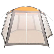 Tenda per Piscina in Tessuto 660x580x250 cm Grigia 93047