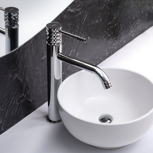 Rubinetto Da Lavabo Rea Lungo Diamond Chrome High