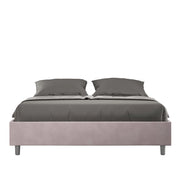 Letto Matrimoniale Sommier 160x200 cm con Rete e Contenitore Azelia Glicine