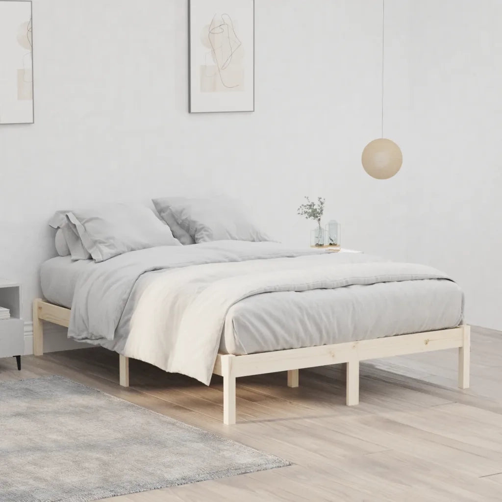 Giroletto senza Materasso 135x190 cm in Legno di Pino Full 822458