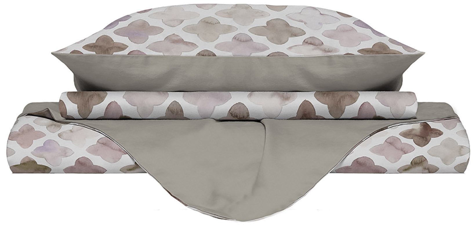 Copripiumino Matrimonale con Federe Stampato in Microfibra Florence