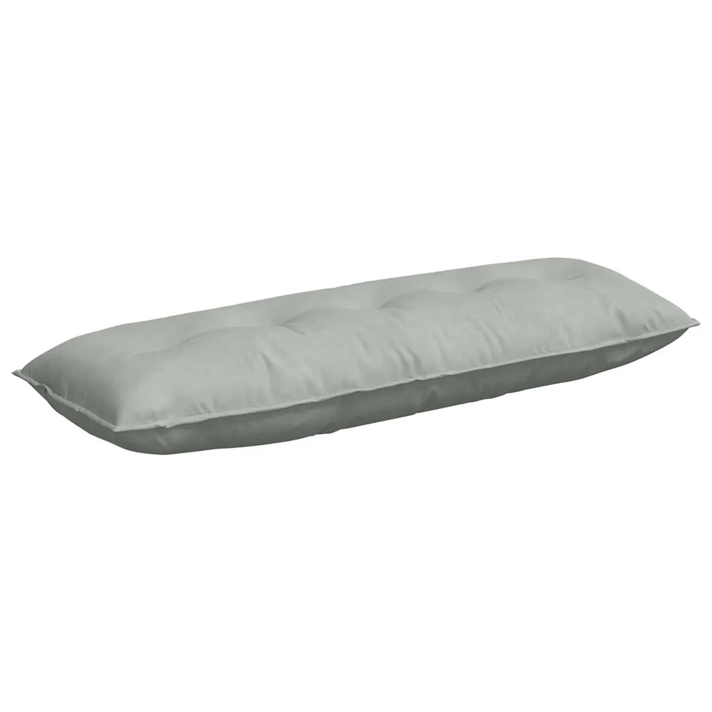 Cuscino per Schiena Grigio chiaro 140 x 50 cm Tessuto in Cords