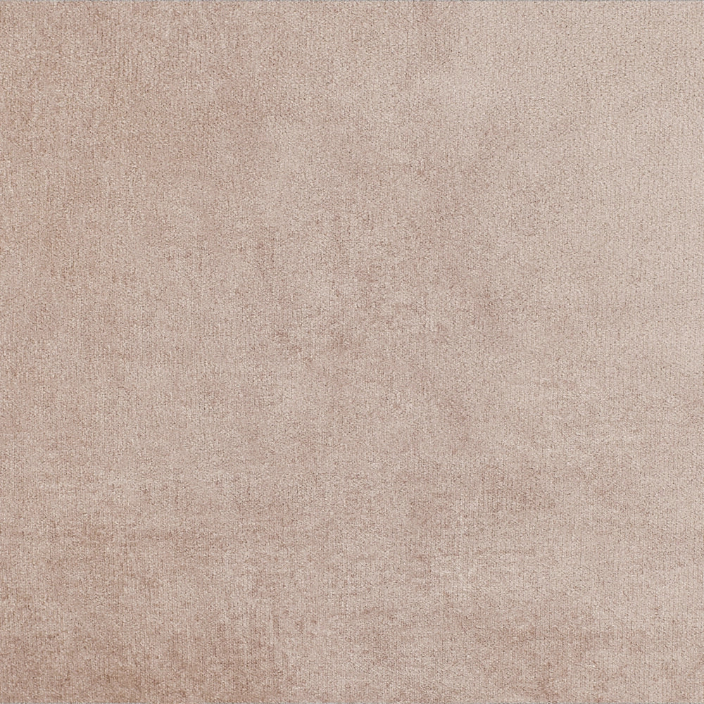Poltrona Taupe Tessuto Velluto Rivestimento Gambe In Metallo dorato Cuscini Seduta E Schienale Sfoderabili Stile Retrò Glam