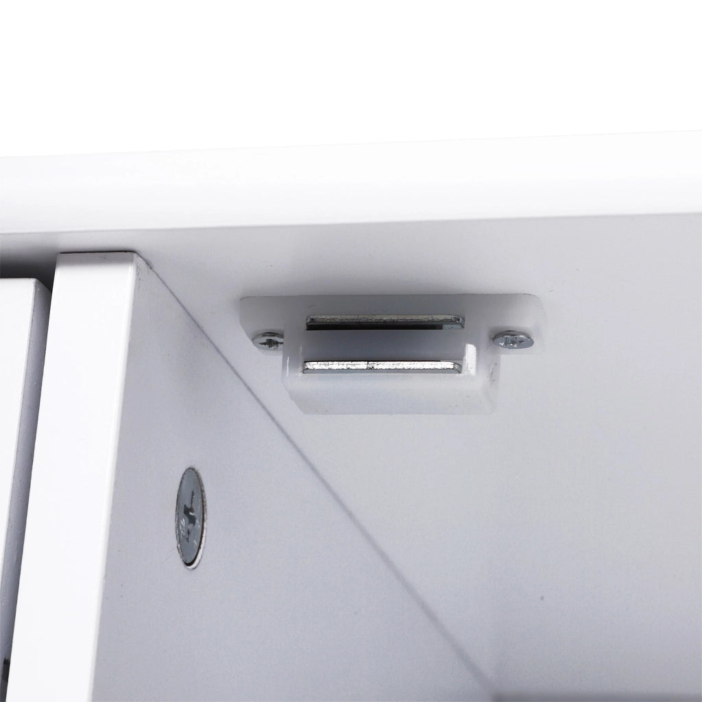 EasyComfort Mobile da Bagno con 4 Cassetti e Armadietto con Ripiano Regolabile a 3 Altezze, Armadietto da Bagno Salvaspazio con Vernice Ecologica, Anti-Ribaltamento in MDF, 56x30x83cm, Bianco