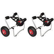 Carrello per Kayak 2 pz Alluminio