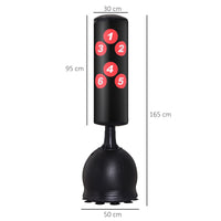 Sacco Boxe Kickboxing da Terra 50x50x165 cm  Nero