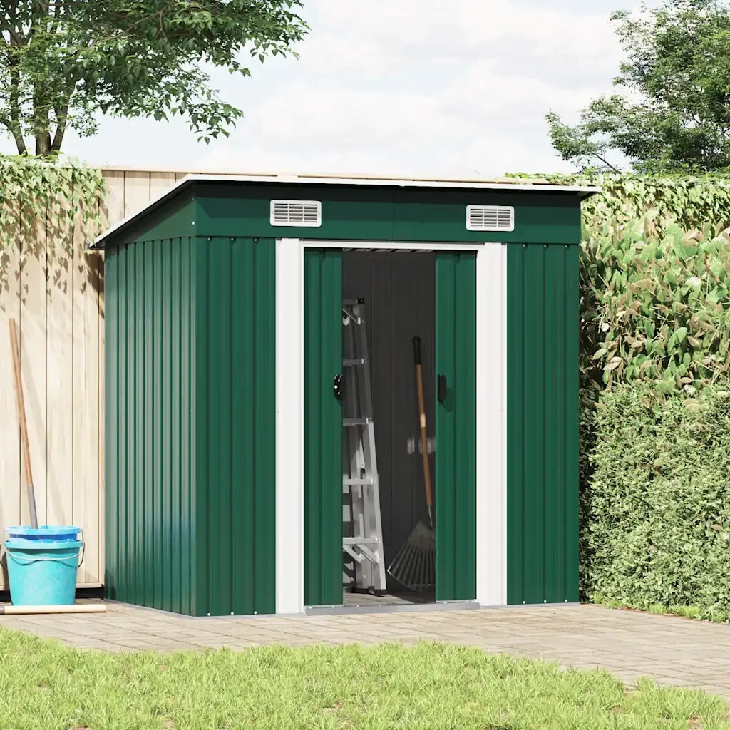 Capanno da Giardino Verde Metallo cod mxl 65870