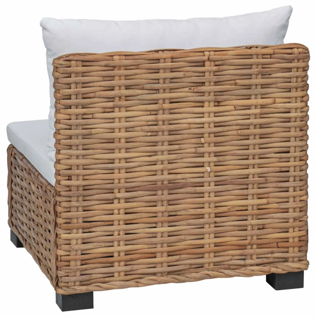 Divano Medio con Cuscini GENDT Rattan naturale Naturale 42034388