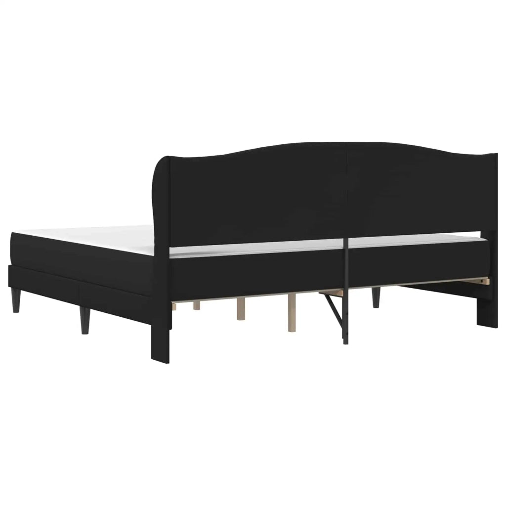 Struttura del letto con testiera Nero 180 x 200 cm Similpelle 3415161