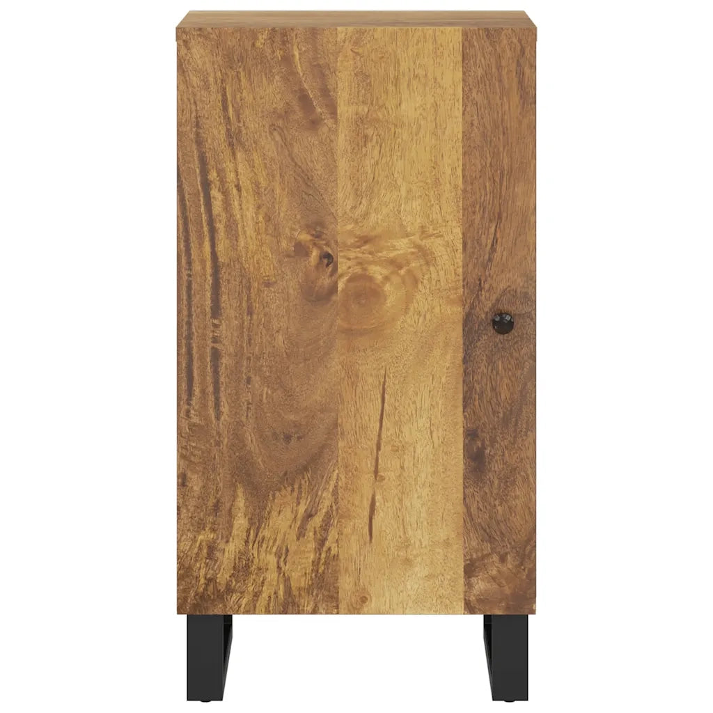 Credenza con Anta 40x31x75 cm in Legno Massello di Mango 352912