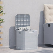 Baule da Giardino 90 L Grigio Chiaro 45683