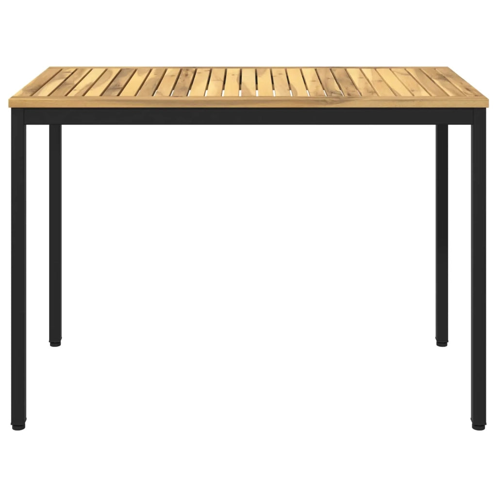 Tavolo da cena da giardino Bianco e Nero 108,5 x 55 x 75 cm 901760