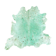 Tappeto Fly 100 in Vera Pelle Blu Lapislazzuli e Argento