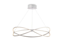 Lampada pendente Modern in Metallo Weave Nickel