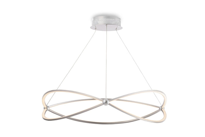 Lampada pendente Modern in Metallo Weave Nickel