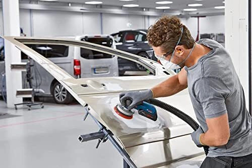 Bosch GEX 18V-125 Professional Levigatrice orbitale casuale 10000 Giri/min 20000 OPM Nero, Blu, Grigio, Rosso