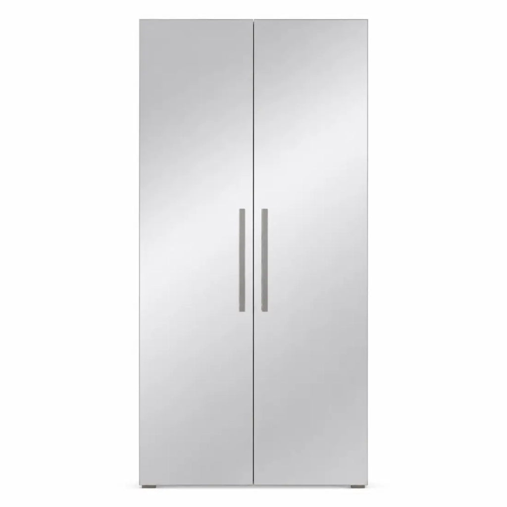 Armadio design 100 cm 2 porte con grandi specchi collezione JUPITER