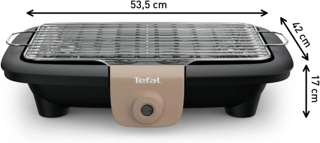 Tefal BG90C814 EasyGrill Griglia Elettrica da Tavolo 2300 W 870 cm² colore Nero