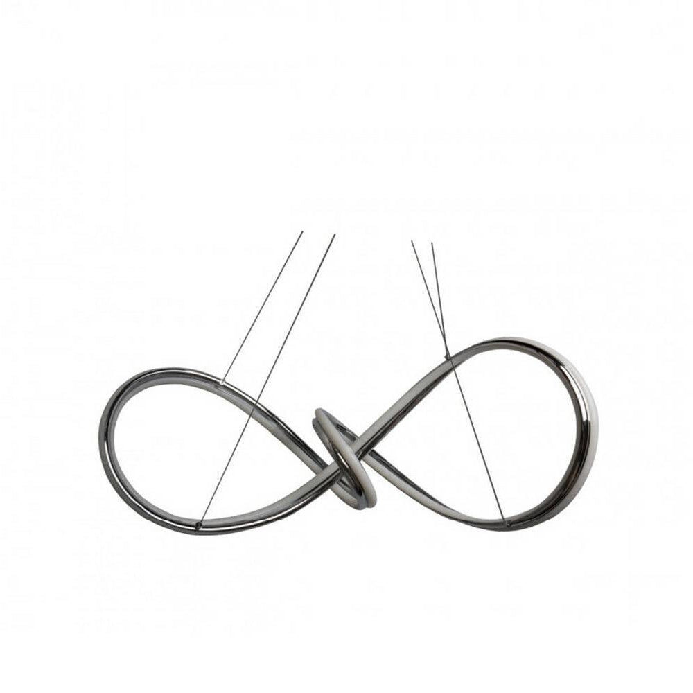 Trade Shop - Lampadario Led Intrecciato A Fiocco A Sospensione 57 W Luce 6500k 4000k 3000k A59 -