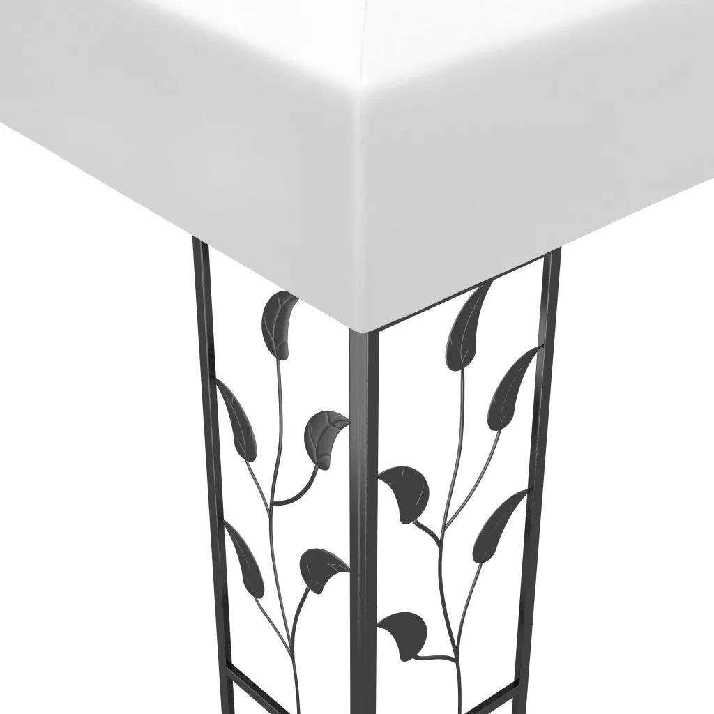 Gazebo | Pergolato 3x3 m Bianco 180 g/m2