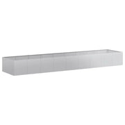 Fioriera | Cassetta per fiori | Vaso 360x80x40 cm in Acciaio Zincato