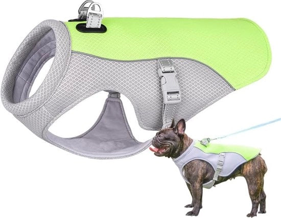 Vestone per cani per l'estate, giacca rinfrescante per cani, vestone rinfrescante per cani, giacca rinfrescante per cani durante la passeggiata, giacca rinfrescante per cani (XXL, verde)