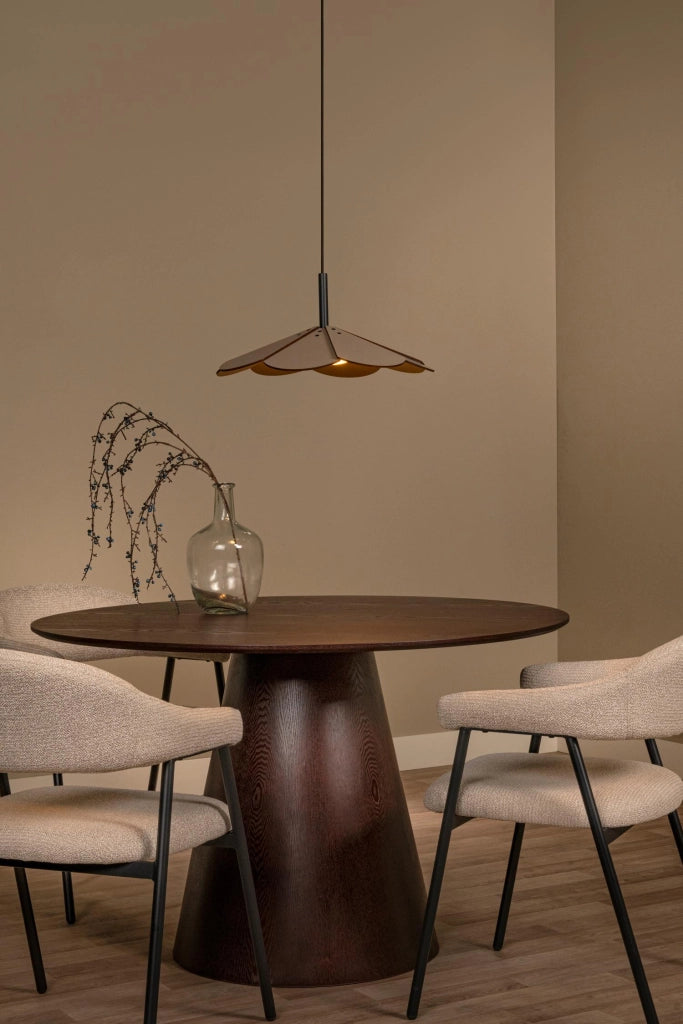 Lampada sospesa japandi BLOMSTER LED taupe Lucide