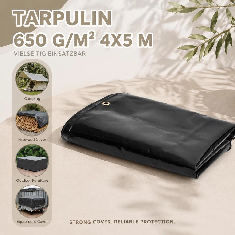 Tarpaulin 650 G/square Meter 4x5 M