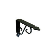 Mensole extra-strong pesanti, nero 2 pezzi, 14x11 cm
