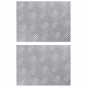 Gradini per Scale 2 pcs Argento 40 x 30 cm Alluminio 4104289