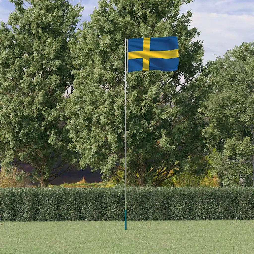 Asta e Bandiera Svezia 5,5 m Alluminio CFW1750946