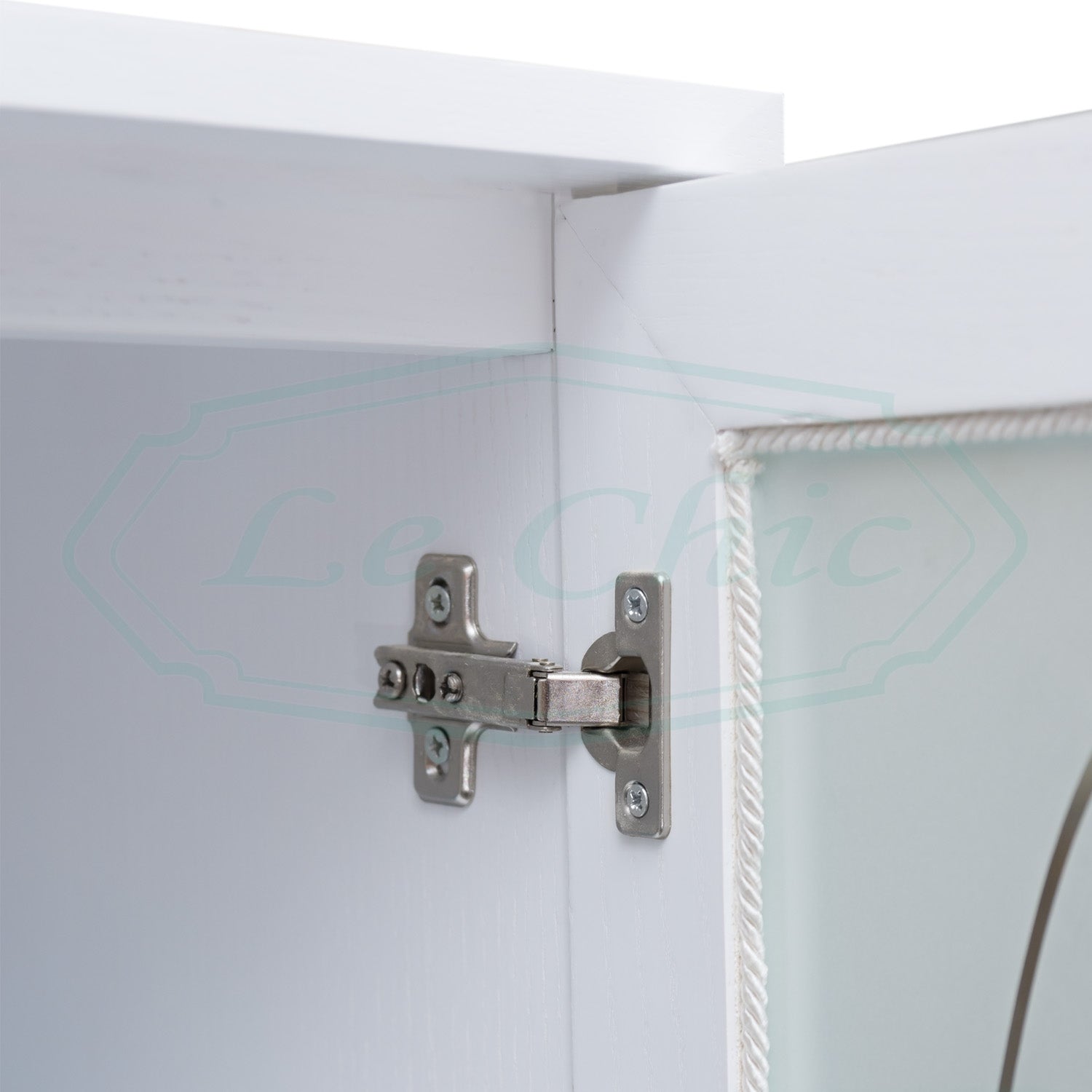 Colonna barocco white 150 cm con decorazioni