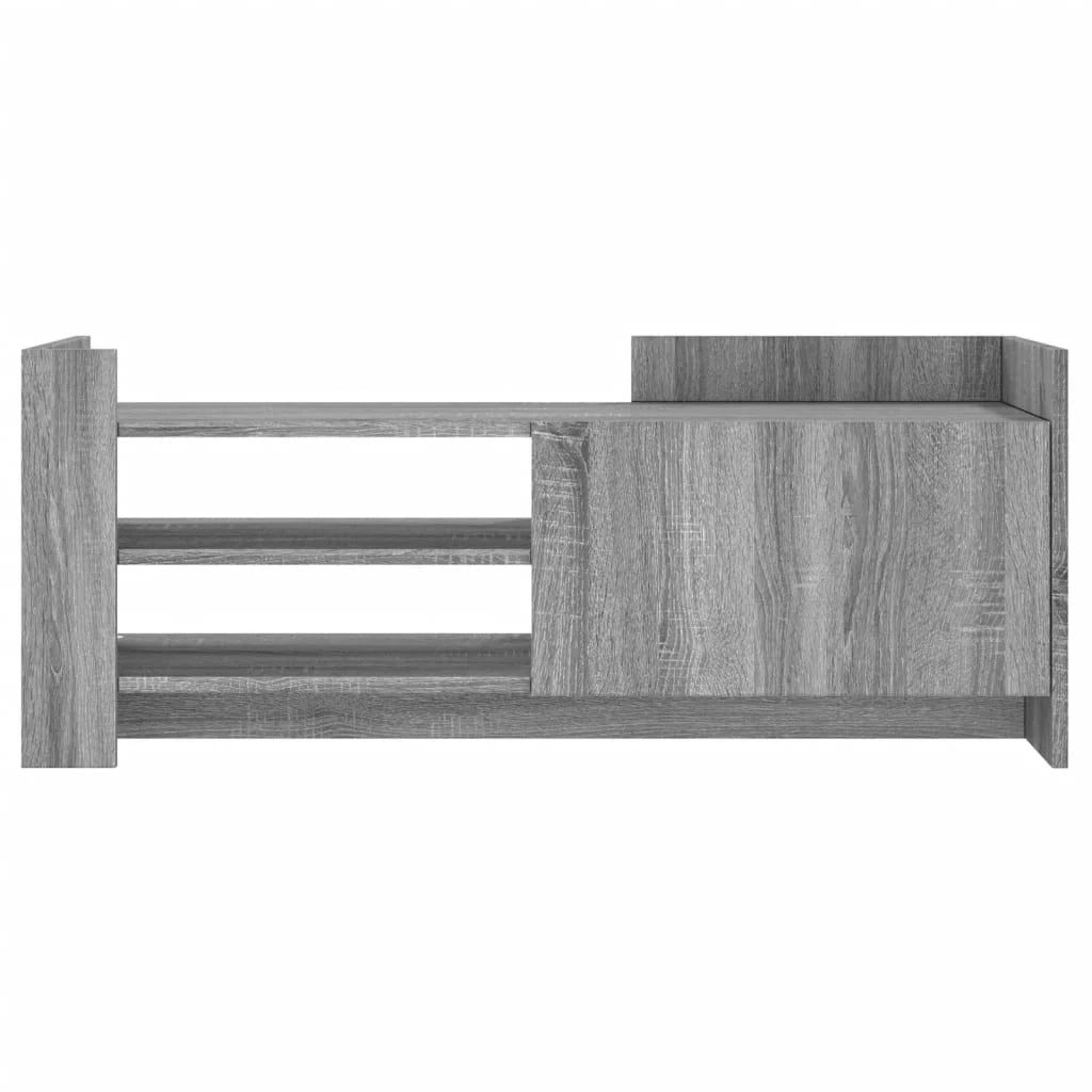 Mobile TV multimediale scaffale TV mobile TV sala da pranzo soggiorno camera da letto Sonoma 100 x 35 x 40 cm legno ingegnerizzato grigio 02_0028331