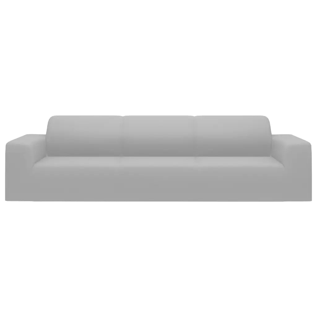 Fodera Elasticizzata Divano 4 Posti in Jersey Poliestere Grigio CFW1688072