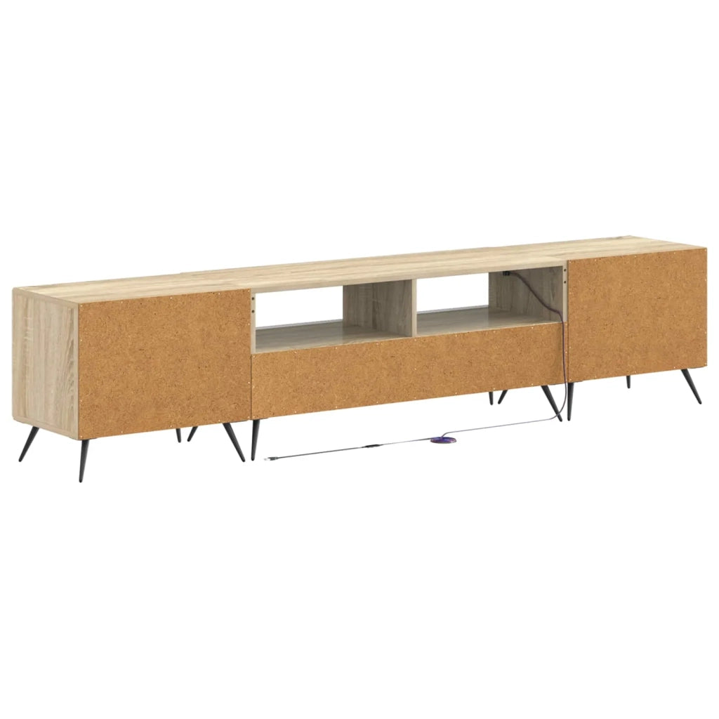 Mobile TV LED a 5 pezzi Rovere Sonoma Legno ingegnerizzato 3416920