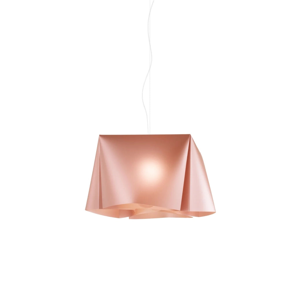 Sospensione Moderna Wanda Polilux ® Rame E Metallo Cromo 1 Luce E27
