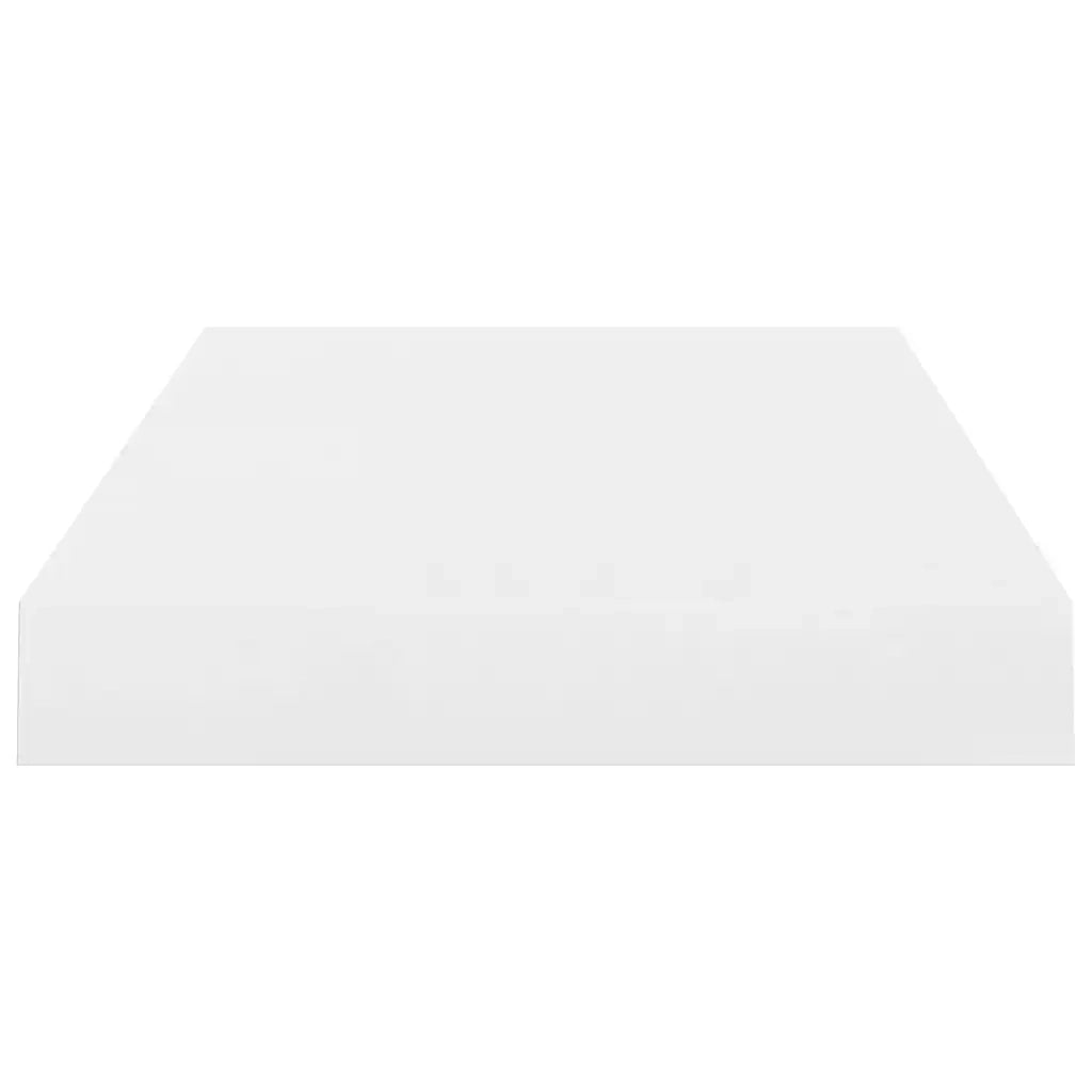 Scaffali a Parete 4 pz Bianco Lucido 40x23x3,8 cm in MDF 323744
