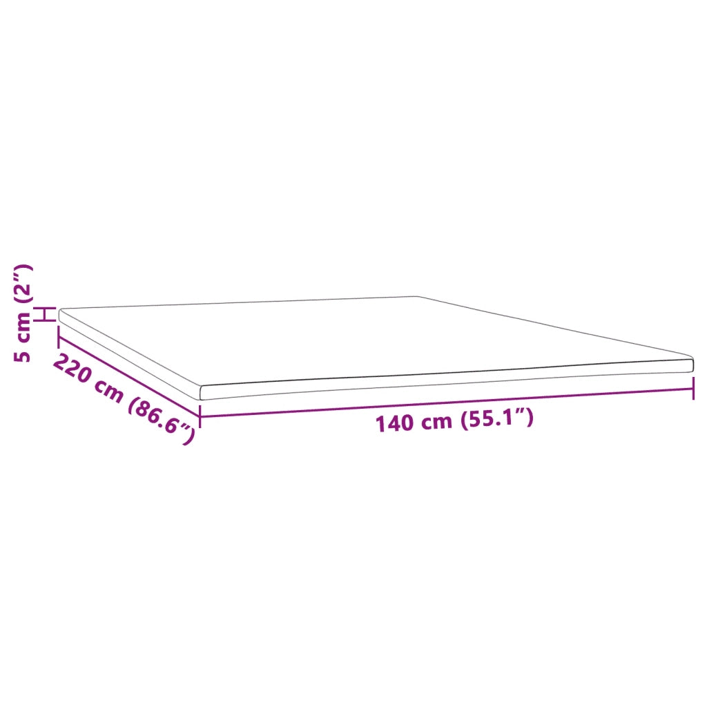 Coprimaterasso 140x220x5 cm CFW5644076