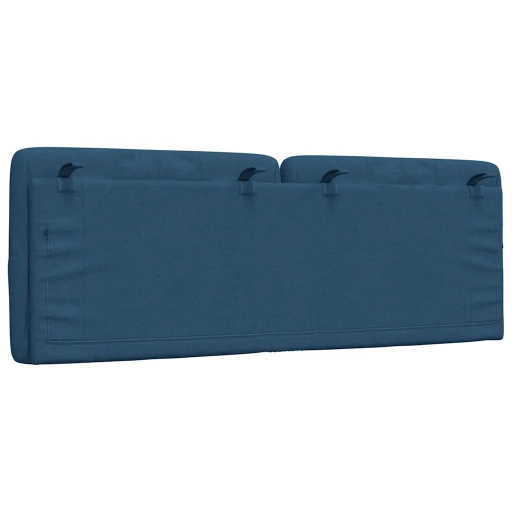 Cuscino Testiera-Cuscino per Testiera Blu 120 cm in Tessuto