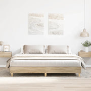 Giroletto senza Materasso-Struttura Letto Rovere Sonoma 160x200cm in Truciolato 805829