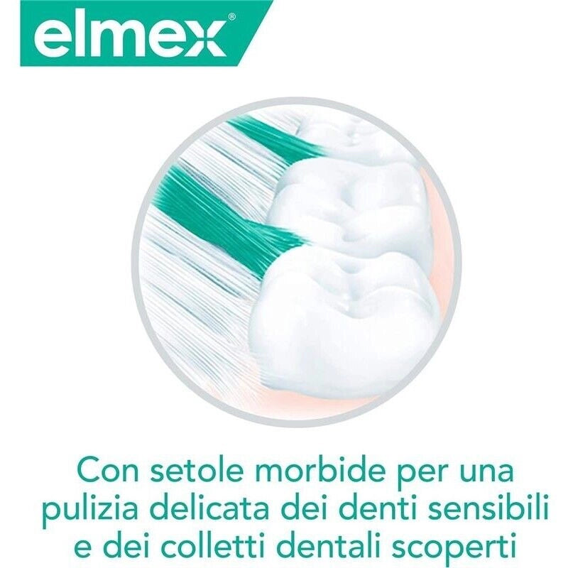 ELMEX SPAZZOLINO SENSITIVE PER DENTI SENSIBILI SETOLE MORBIDE MANICO ERGONOMICO 1 PZ