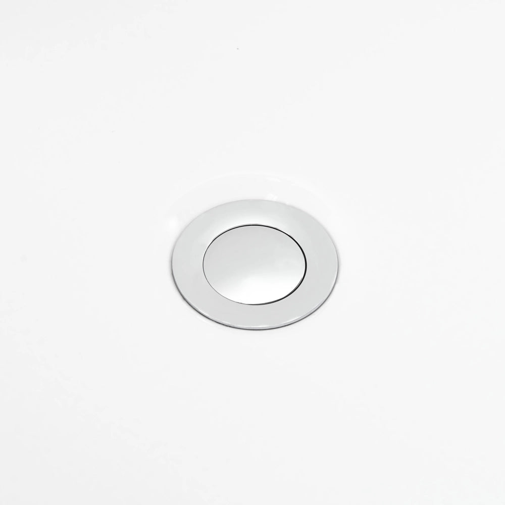 Vasca da Bagno Bianco Freestanding 150 cm in Acrilico Sanitario Moderna
