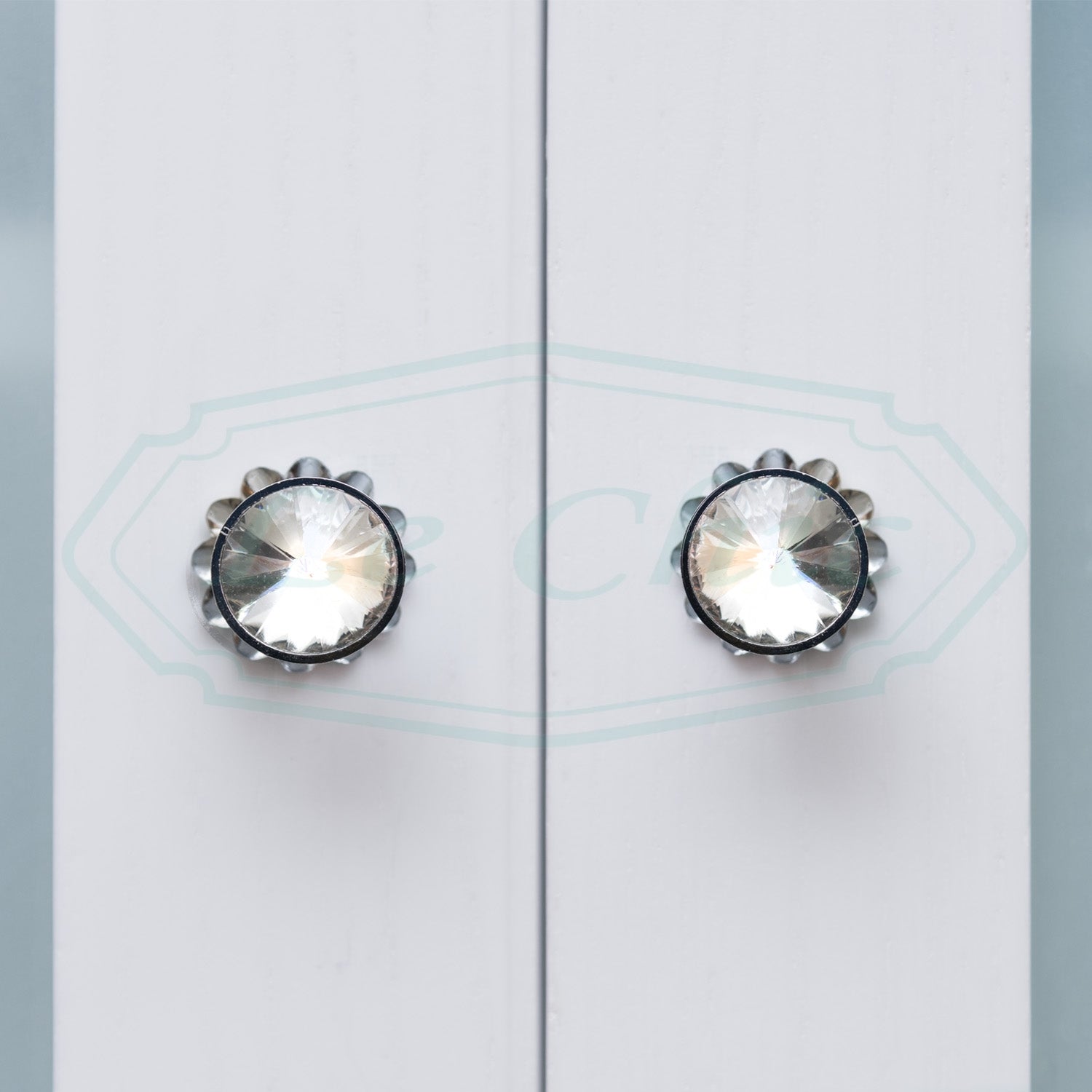 Colonna barocco white 150 cm con decorazioni