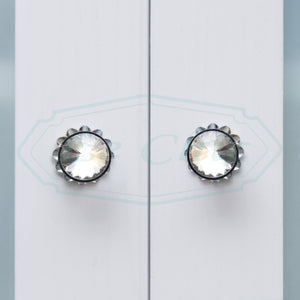 Colonna barocco white 150 cm con decorazioni