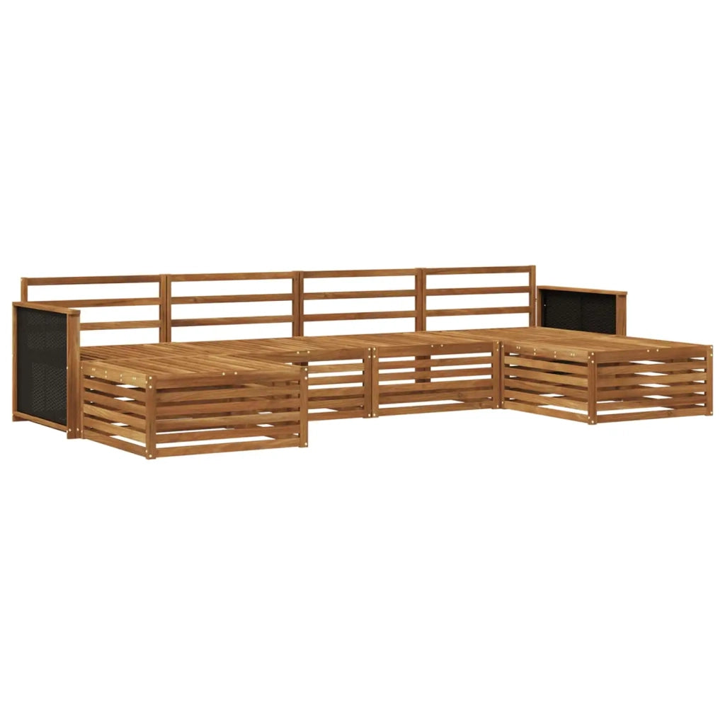 Set di divani da esterno 6 pz Legno di Acacia Massello 3383672