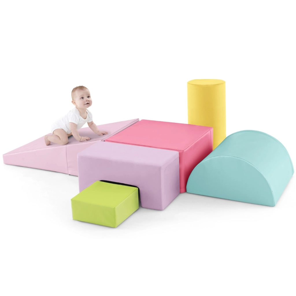 Blocchi rampicanti in schiuma per bambini 1-3 anni, Blocchi rampicanti set rampicante indoor con rettangoli Viola-Giocattoli educativi