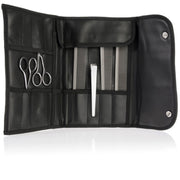 Trade Shop - Astuccio Porta Attrezzi 18 Tasche Eco Pelle Clip Roll On Estetista Parrucchiere -