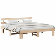 Letto matrimoniale | Letto per adulti | Struttura del letto Naturale 200 x 200 cm Pino massello