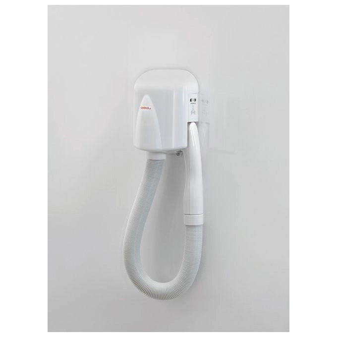 Gedy Asciugacapelli Bianco Resina 50,6x14,6x9,5 Cm
