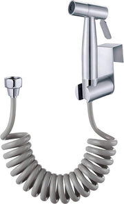 Bidet Spray - con Serbatoio Acqua Gravità e Tubo Flexibile 59 Pollici ABS per Sanitari Acqua Toilette Bidet Spray Gun Bagno (Grigio)